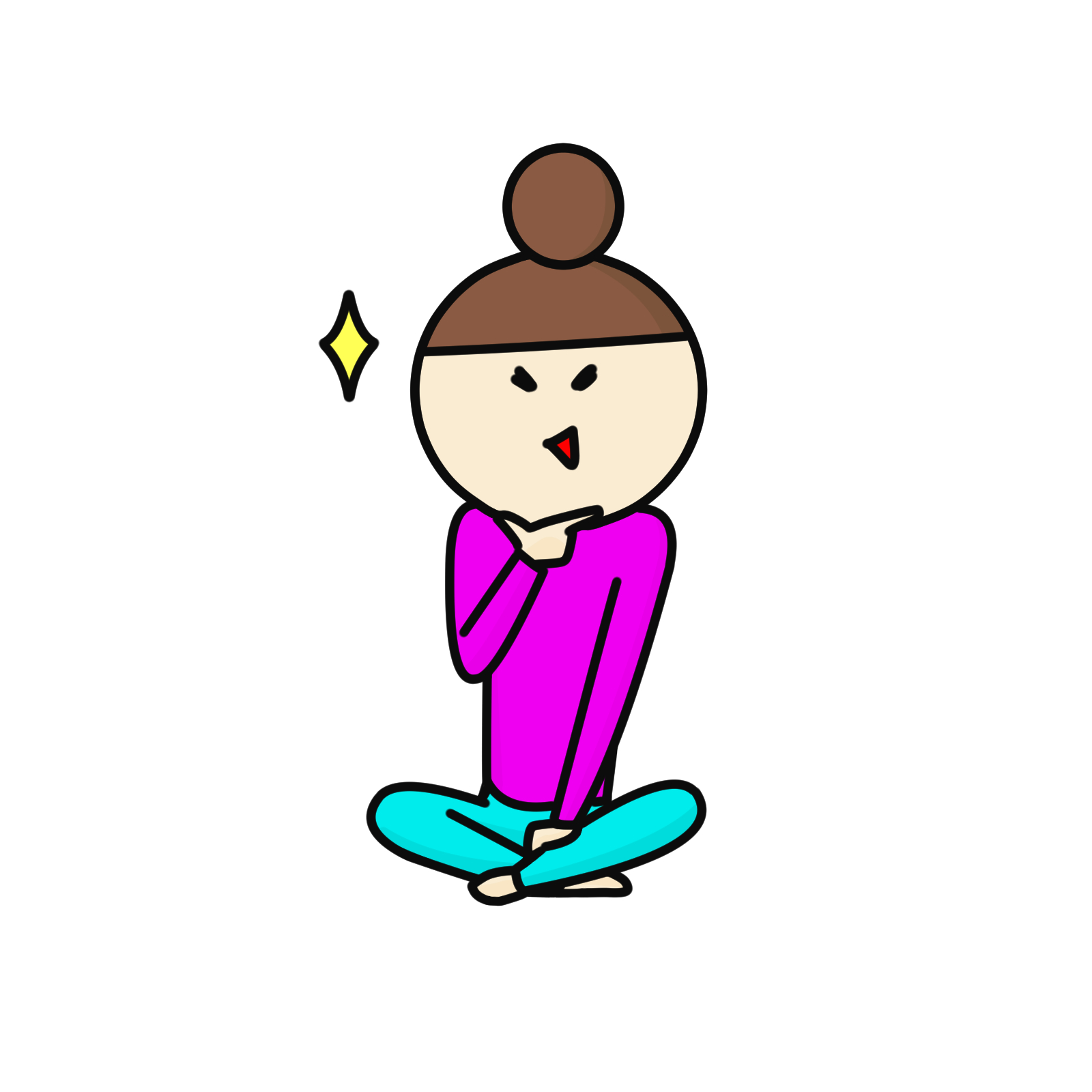 ニヤリ