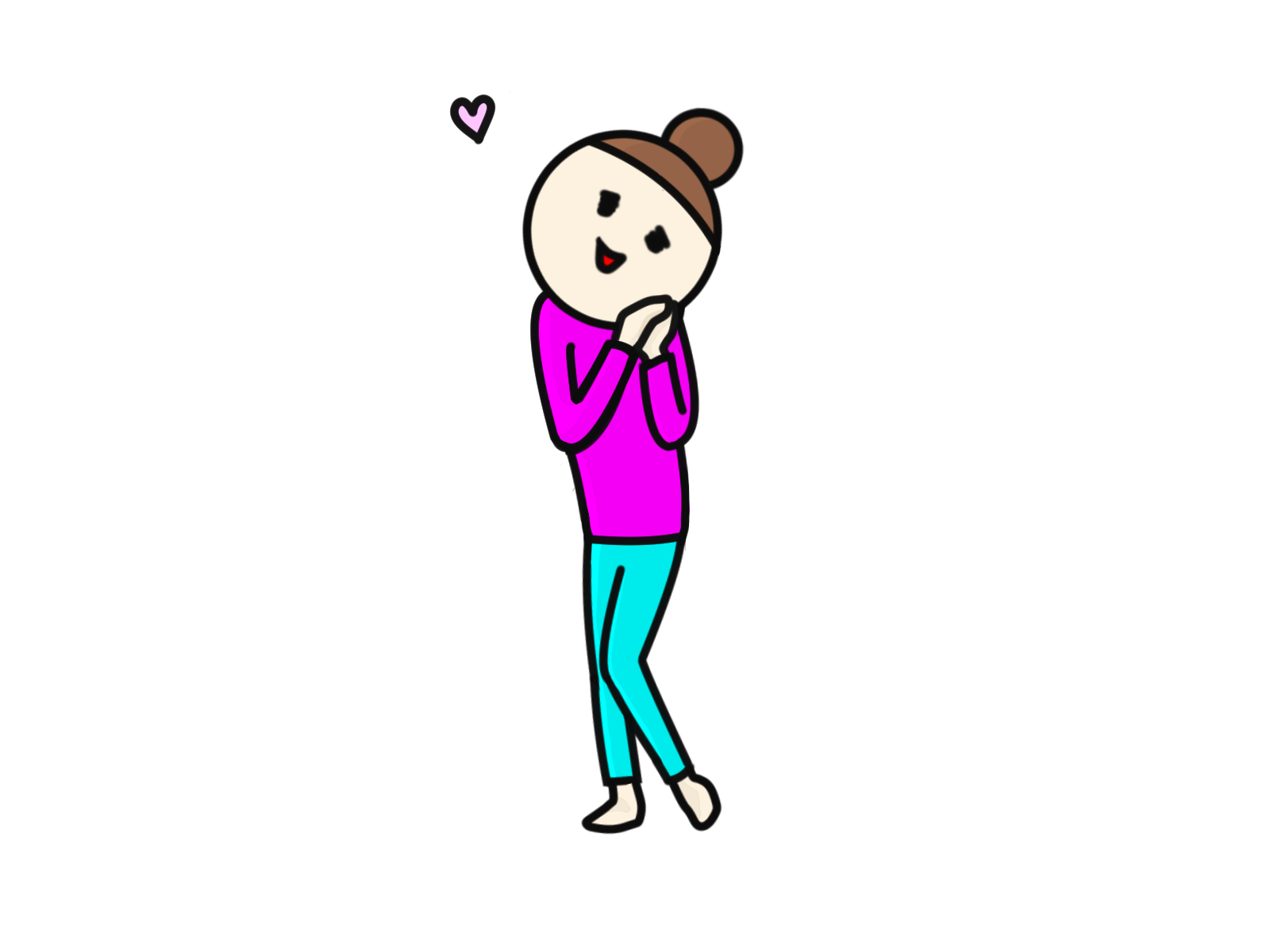 嬉しい女性